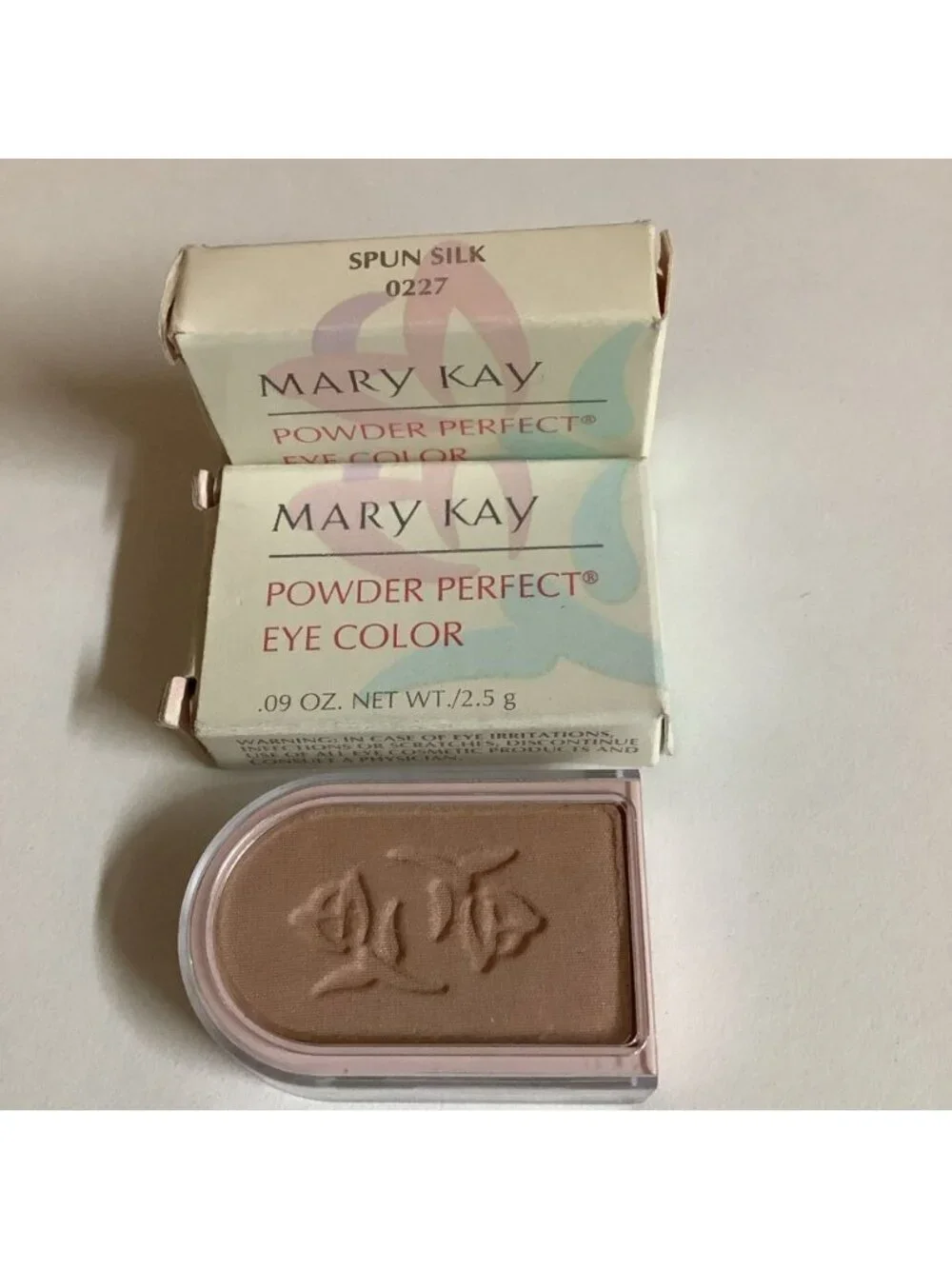 Mary Kay SPUN SILK 0227 Powder Perfect Eye Color Discontinued Rare, 2pcs. New